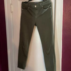 Olive green Just USA skinny jean